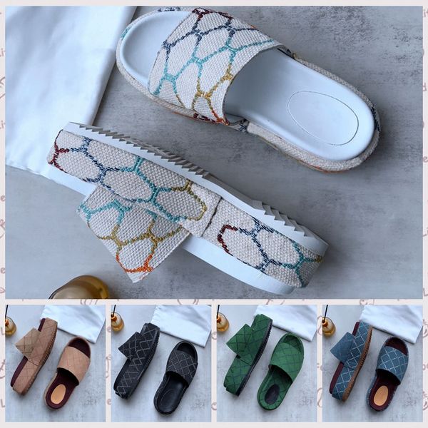 2023 women's slippers fashion embroidered canvas designer beach slippers men's 60mm canvas covered platform sandals, Black
2023 women's slippers fashion embroidered canvas designer beach slippers men's 60mm canvas covered platform sandals, Black
