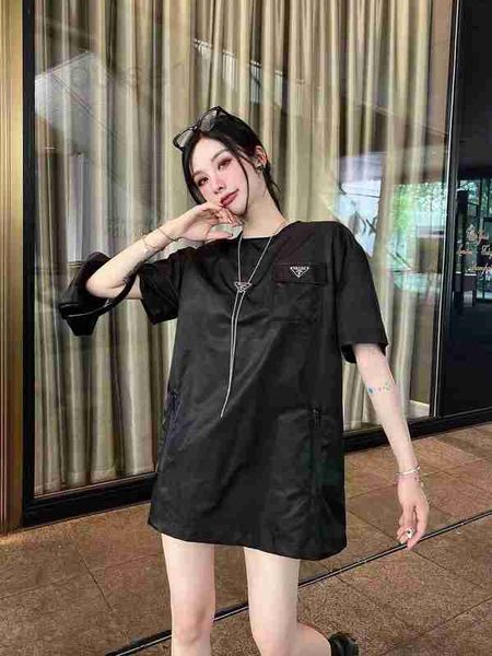runway dresses designer 22 spring summer new classic nylon triangle back drawcord design h-shaped slim versatile dress rkzm, Black
runway dresses designer 22 spring summer new classic nylon triangle back drawcord design h-shaped slim versatile dress rkzm, Black
