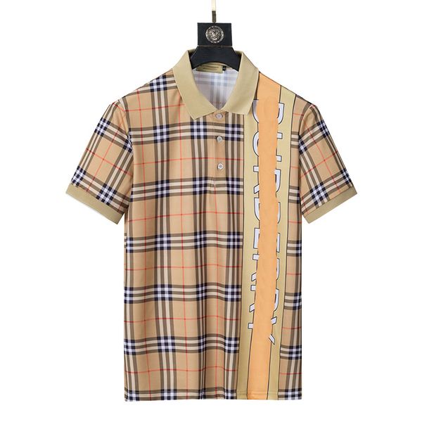 shirt fashion mens men polo burrerys brand luxury italian designer mens t shirt high street summer polos neck short sleeve mixed color plaid, White;black
shirt fashion mens men polo burrerys brand luxury italian designer mens t shirt high street summer polos neck short sleeve mixed color plaid, White;black