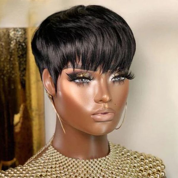 short wavy bob pixie cut wig with bangs naturallace front human hair wigs for black women remy brazilian hair
short wavy bob pixie cut wig with bangs naturallace front human hair wigs for black women remy brazilian hair