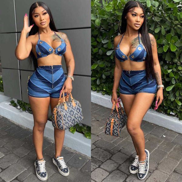 023 designer womens tracksuits fashion 2 piece sets new summer outfits casual hollow out sports bra and high waist shorts two piece set, Gray
023 designer womens tracksuits fashion 2 piece sets new summer outfits casual hollow out sports bra and high waist shorts two piece set, Gray