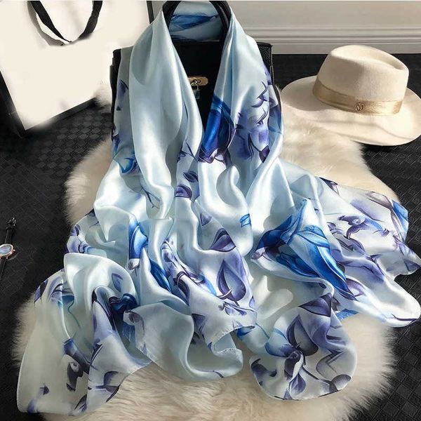 sarongs 2023 big size pashmina for women summer scarf hijabs silk shawls and wraps ladies headband print bandana foulard femme echarpe p2303, Blue;gray
sarongs 2023 big size pashmina for women summer scarf hijabs silk shawls and wraps ladies headband print bandana foulard femme echarpe p2303, Blue;gray