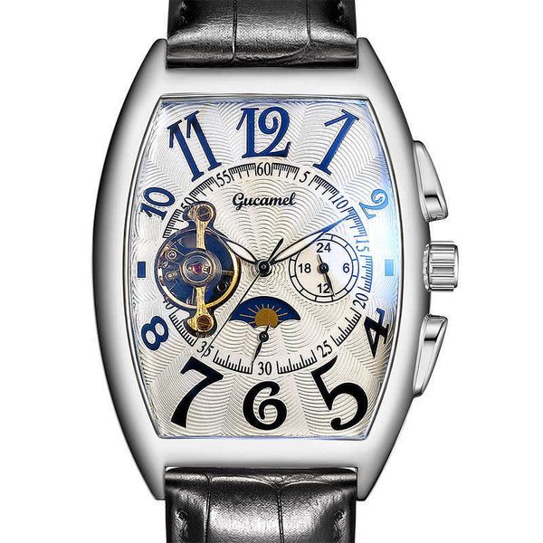 wrist watch men's star morning tourbillon hollow automatic mechanical watches for male with leather blet rectangle clock business, Slivery;black
wrist watch men's star morning tourbillon hollow automatic mechanical watches for male with leather blet rectangle clock business, Slivery;black