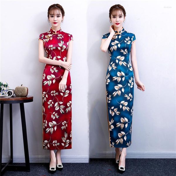 ethnic clothing qipao cheongsam modern chinese traditional ladies oriental style wedding wear, Red
ethnic clothing qipao cheongsam modern chinese traditional ladies oriental style wedding wear, Red