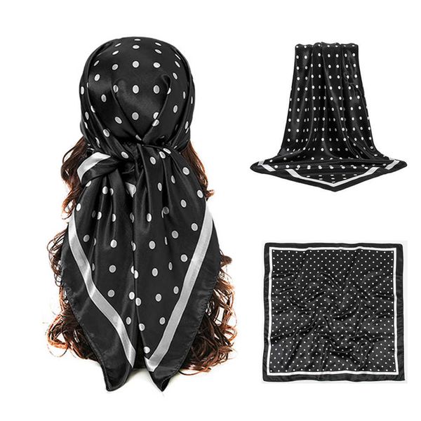 sarongs 90cm fashion fresh polka dot square scarf women satin printed neck silk scarf multifunctional shawl headbands hair band gift p230323, Blue;gray
sarongs 90cm fashion fresh polka dot square scarf women satin printed neck silk scarf multifunctional shawl headbands hair band gift p230323, Blue;gray