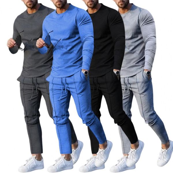 men's tracksuits autumn men's track and field wear casual solid sports set long sleeve tshirt 2pcpants fashion jogging fitness spo, Gray
men's tracksuits autumn men's track and field wear casual solid sports set long sleeve tshirt 2pcpants fashion jogging fitness spo, Gray