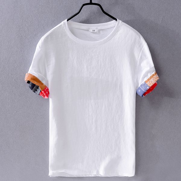 men's t-shirts men's casual linen short sleeve t-shirt white loose trend men's t-shirt brand round neck t-shirt men's c, White;black
men's t-shirts men's casual linen short sleeve t-shirt white loose trend men's t-shirt brand round neck t-shirt men's c, White;black