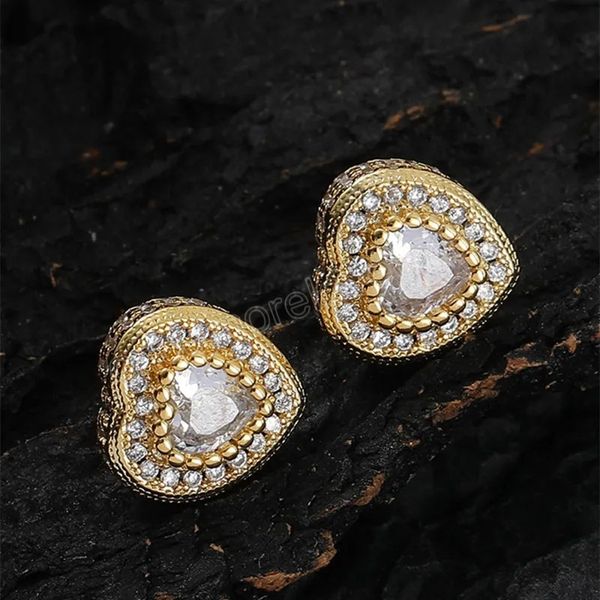 fashion men women earrings studs gold plated bling cz iced out heart earrings studs jewelry nice gift, Golden;silver
fashion men women earrings studs gold plated bling cz iced out heart earrings studs jewelry nice gift, Golden;silver