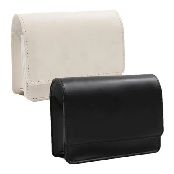 Image of Golf Bags Outdoor Golf Rangefinder Pu Leather Case Storage Bag Korean Rangefinder Bag For Men Golf Accessories 231102