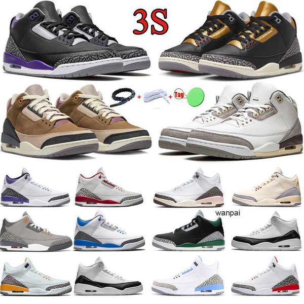 mens 3 basketball shoes 3s women sneakers white reimagined fire red cardinal dark iris pine green unc rust pink cool grey men shoe outdoor s