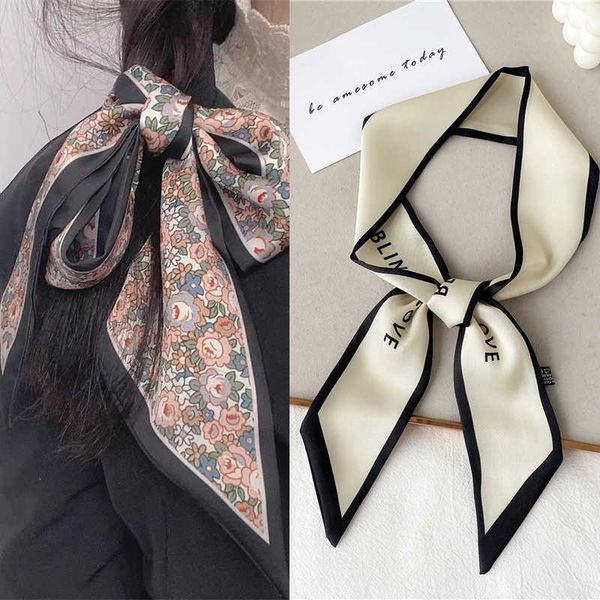 sarongs 2022 solid letter hair scarf women skinny twill silk ribbon desiger neck tie ladies hand bag wirst belt headscarf accessories p23032, Blue;gray
sarongs 2022 solid letter hair scarf women skinny twill silk ribbon desiger neck tie ladies hand bag wirst belt headscarf accessories p23032, Blue;gray