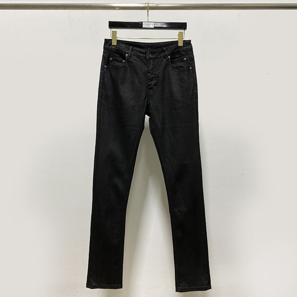 men's jeans high street rick pants wax coated design men's trousers denim sweatpants women's pants owens techwear men's, Blue
men's jeans high street rick pants wax coated design men's trousers denim sweatpants women's pants owens techwear men's, Blue