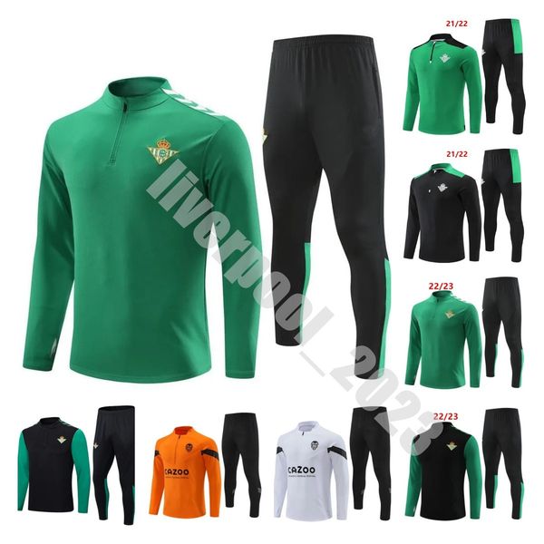 21 22 real betis mens kids soccer tracksuit jerseys sets 22/23 valencia men football jersey training tracksuits jacket set chandal futbol su, Black
21 22 real betis mens kids soccer tracksuit jerseys sets 22/23 valencia men football jersey training tracksuits jacket set chandal futbol su, Black