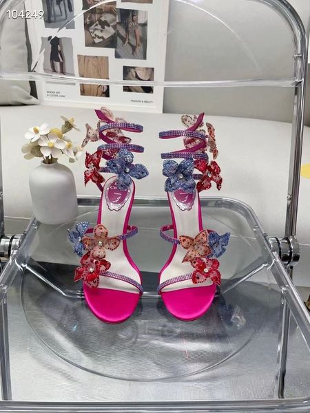 high heel romantic flowers sandals women's strass shoes ankle wrap high hee wedding crystal encrusted snake luxury designer fashion rc, Black
high heel romantic flowers sandals women's strass shoes ankle wrap high hee wedding crystal encrusted snake luxury designer fashion rc, Black