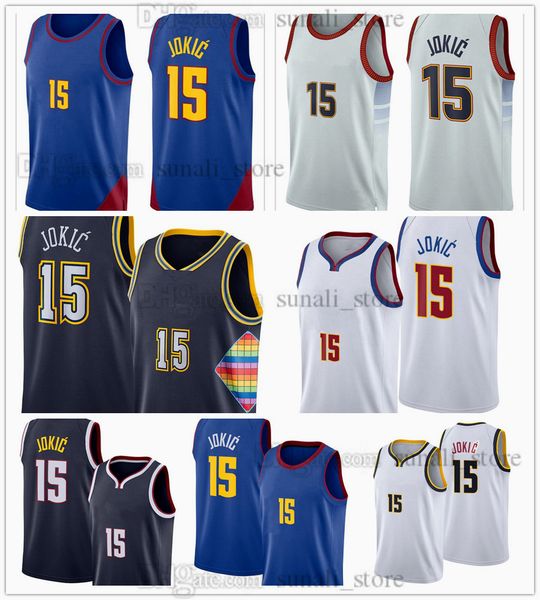 2023 nikola basketball 15 jokic jerseys city white blue navy men women youth kids, Black;red
2023 nikola basketball 15 jokic jerseys city white blue navy men women youth kids, Black;red