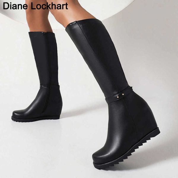 high platform boots women wedge knee high boots winter ladies shoes casual round toe thick bottom long boots autumn dropship 230403, Black
high platform boots women wedge knee high boots winter ladies shoes casual round toe thick bottom long boots autumn dropship 230403, Black