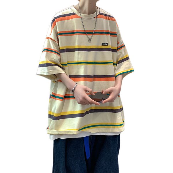 men s t shirts summer stripe clothes tshirts for oversized y2k fairy grunge korean man short sleeve t shirt streetwear harajuku 230403, White;black
men s t shirts summer stripe clothes tshirts for oversized y2k fairy grunge korean man short sleeve t shirt streetwear harajuku 230403, White;black