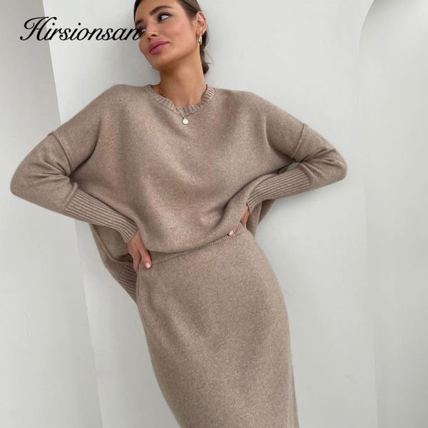 two piece dress hirsionsan soft elegant vintage women suits 2 pieces female sets o neck sweater midi dress ladies knitted tracksuit 230403, White
two piece dress hirsionsan soft elegant vintage women suits 2 pieces female sets o neck sweater midi dress ladies knitted tracksuit 230403, White