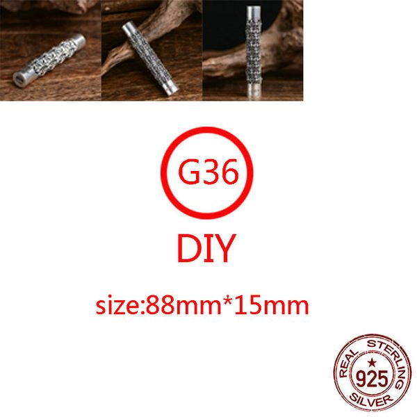 g36 s925 sterling silver ignition appliance business gift personalized fashion punk hip hop style jewelry cross flower letter shape, Black
g36 s925 sterling silver ignition appliance business gift personalized fashion punk hip hop style jewelry cross flower letter shape, Black