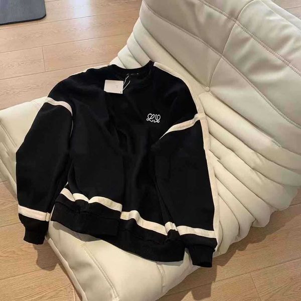 designer luxury loes classic premium autumn winter style exquisite embroidery spliced ribbon high level men women plush thermal sweater, Black
designer luxury loes classic premium autumn winter style exquisite embroidery spliced ribbon high level men women plush thermal sweater, Black