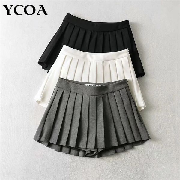 skirts summer high waist pleated mini vintage solid korean fashion goth streetwear harajuku egirl aesthetic women clothing 230403, Black
skirts summer high waist pleated mini vintage solid korean fashion goth streetwear harajuku egirl aesthetic women clothing 230403, Black