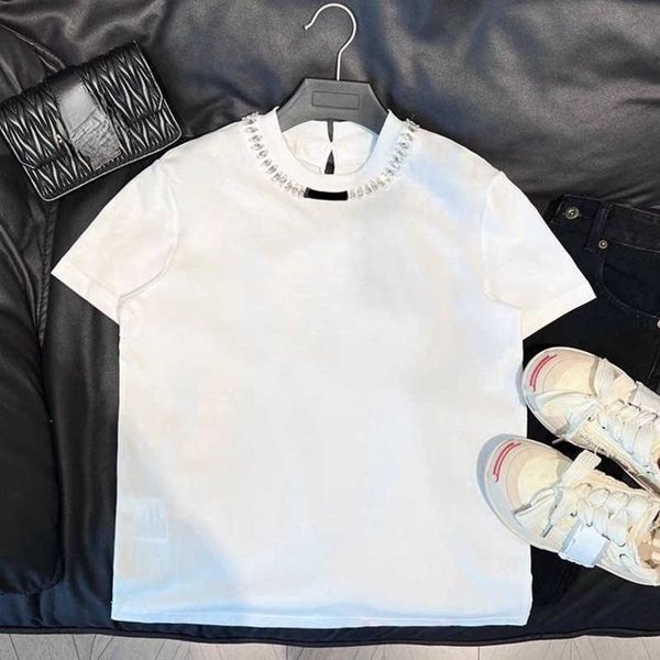 casual womens t shirt diamond necklace collar short sleeved t shirt designer t-shirt white letter patch sweatshirt loose pullover tee
casual womens t shirt diamond necklace collar short sleeved t shirt designer t-shirt white letter patch sweatshirt loose pullover tee