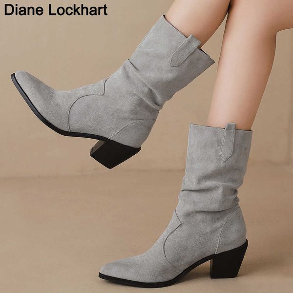 winter women pleated boots high heels heeled cowboy ankle boots autumn fashion pointed toes chunky heel women female shoes 230403, Black
winter women pleated boots high heels heeled cowboy ankle boots autumn fashion pointed toes chunky heel women female shoes 230403, Black