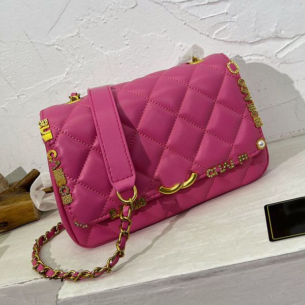 women classic flap bag designer tote bags pearl diamonds letters gold metal hardware lambskin leather matelasse chain crossbody shoulder han
women classic flap bag designer tote bags pearl diamonds letters gold metal hardware lambskin leather matelasse chain crossbody shoulder han