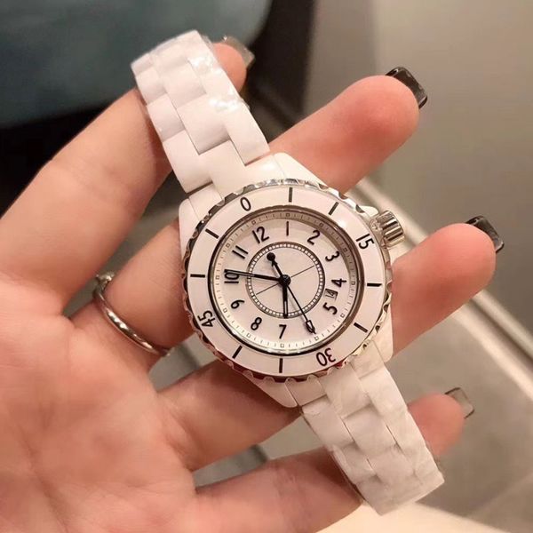 wristwatches men women couple watch luxury ceramics sports quartz wristwatch black white ceramic classic vintage lady girl, Slivery;brown
wristwatches men women couple watch luxury ceramics sports quartz wristwatch black white ceramic classic vintage lady girl, Slivery;brown