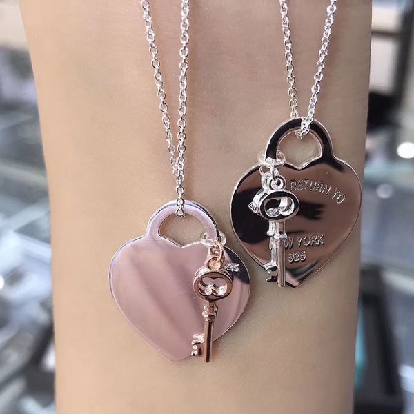 fashion heart tag with key pendant necklace please return to new york original 925 silver love necklaces blue box designer jewelry gift clav
fashion heart tag with key pendant necklace please return to new york original 925 silver love necklaces blue box designer jewelry gift clav