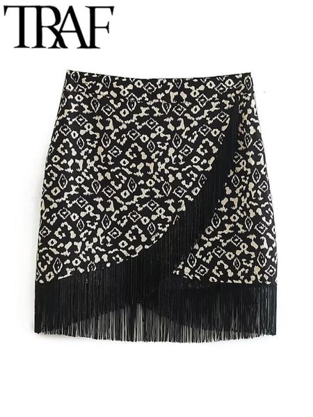 skirts traf spring/summer women's vintage print ski side zipper tassel hem mini ski women's fashion elegant high waist ski 230403, Black
skirts traf spring/summer women's vintage print ski side zipper tassel hem mini ski women's fashion elegant high waist ski 230403, Black