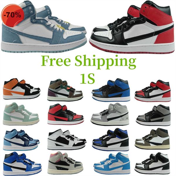 1 jumpman 1s basketball shoes designer sneakers casual trainers panda blue gray mist valentine's day dark suitable for men and women
1 jumpman 1s basketball shoes designer sneakers casual trainers panda blue gray mist valentine's day dark suitable for men and women