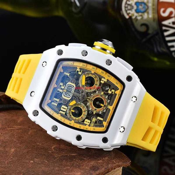 designer watch richar 2023 a 6-pins automatic date limited edition men's brand luxury full-featured quartz silicone strap kis zj, Slivery;black
designer watch richar 2023 a 6-pins automatic date limited edition men's brand luxury full-featured quartz silicone strap kis zj, Slivery;black