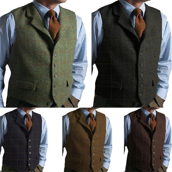 men's vests green casual gentleman plaid soft wool jacket vest tweed business coffee waistcoat for man wedding party 230331, Black;white
men's vests green casual gentleman plaid soft wool jacket vest tweed business coffee waistcoat for man wedding party 230331, Black;white