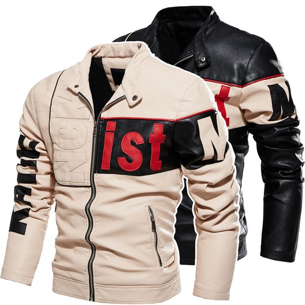 fashion autumn winter pu leather jacket men coats stand collar zipper black motor biker motorcycle leather jackets overcoat ssh2enjs025
fashion autumn winter pu leather jacket men coats stand collar zipper black motor biker motorcycle leather jackets overcoat ssh2enjs025