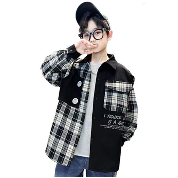 kids shirts baby boys' shirt classic black and white solid patch work men's long sleeve jacket youth boys' 230403, White;black
kids shirts baby boys' shirt classic black and white solid patch work men's long sleeve jacket youth boys' 230403, White;black