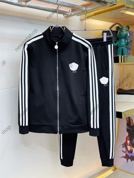 2023 europe designer mens tracksuits luxury men label sport suit zipper cooperative tracksuit womens sleeve white stripe printing sportsuit, Gray
2023 europe designer mens tracksuits luxury men label sport suit zipper cooperative tracksuit womens sleeve white stripe printing sportsuit, Gray
