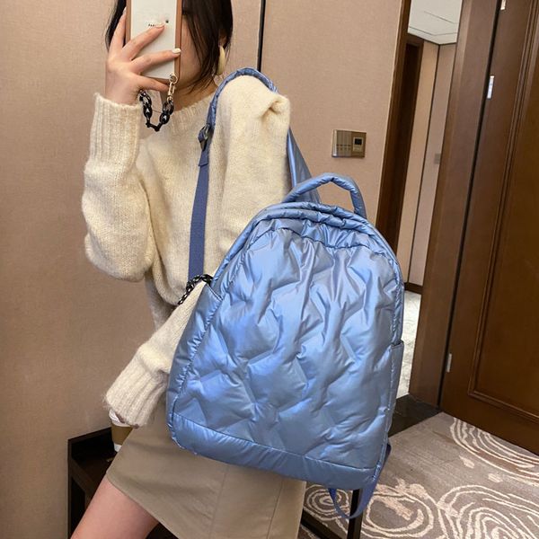 school bags fashion women's backpack winter nylon space cushion student schoolbag large capacity design lower shoulder bag luxury handb
school bags fashion women's backpack winter nylon space cushion student schoolbag large capacity design lower shoulder bag luxury handb