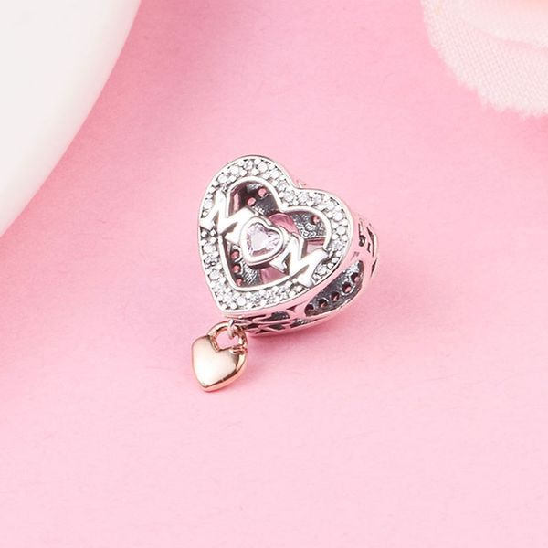 925 sterling silver two-tone openwork infinity heart bead fits european jewelry pandora style charm bracelets, Black
925 sterling silver two-tone openwork infinity heart bead fits european jewelry pandora style charm bracelets, Black