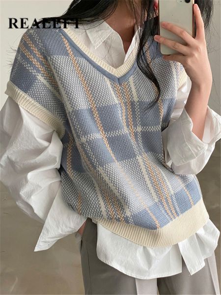 women's vests realeft autumn plain sleeveless women's knitted v-neck casual loose women's tank 230403, Black;white
women's vests realeft autumn plain sleeveless women's knitted v-neck casual loose women's tank 230403, Black;white