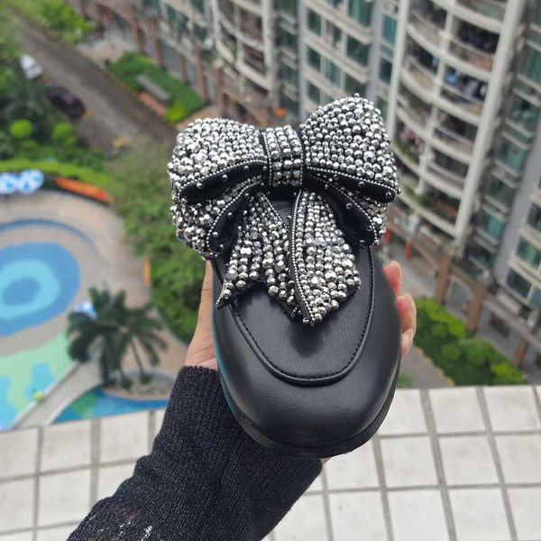 leather retro genuine fur slipper women round toe rhinestone diamond bowtie embellished flat shoes flip flop 35-40 ggity, Black
leather retro genuine fur slipper women round toe rhinestone diamond bowtie embellished flat shoes flip flop 35-40 ggity, Black