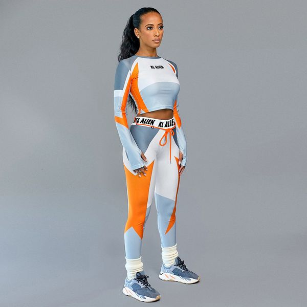 women s two piece pant long sleeve cropslim outfit tracksuit pieces set letter print high elastic skinny leggings female sportswear 230403, White
women s two piece pant long sleeve cropslim outfit tracksuit pieces set letter print high elastic skinny leggings female sportswear 230403, White