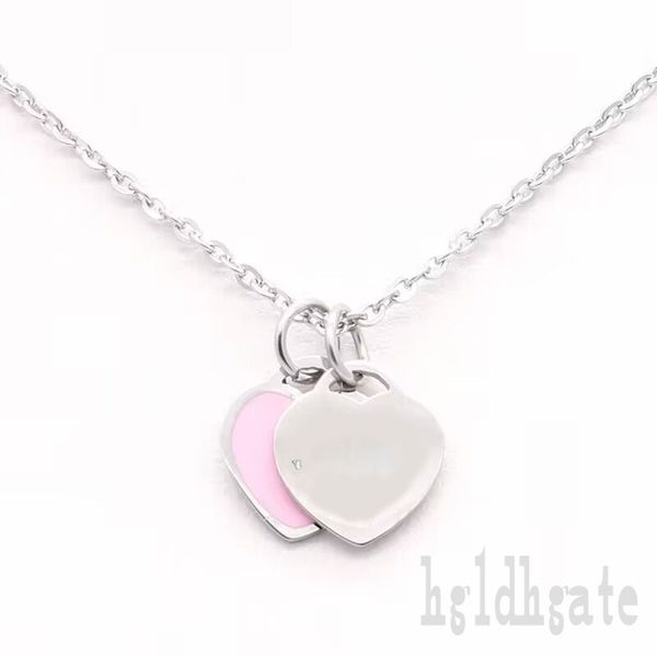 rose gold plated t heart necklace pendant necklaces love double heart tag please return to colorful letters mens women vintage luxury neckla, Silver
rose gold plated t heart necklace pendant necklaces love double heart tag please return to colorful letters mens women vintage luxury neckla, Silver