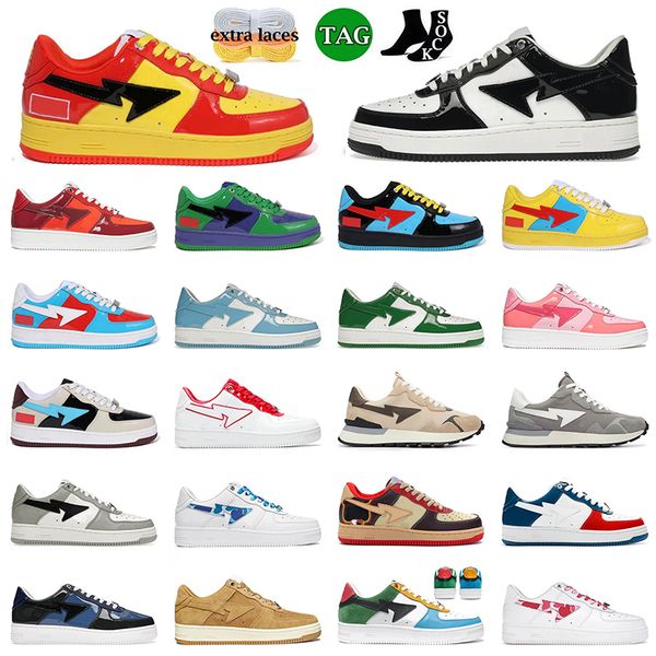 bapestas baped sta sk8 running shoes designer bapesta men women trainers black white patent blue green abc camo pink plate-forme bapestar sn
bapestas baped sta sk8 running shoes designer bapesta men women trainers black white patent blue green abc camo pink plate-forme bapestar sn