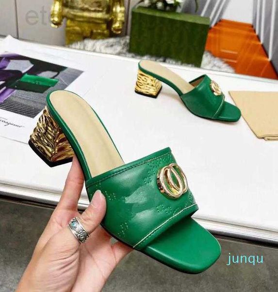 heel women's high slippers designer leather fashion embroidered summer chunky heel sandals 6.5cm size 35-44 ggity, Black
heel women's high slippers designer leather fashion embroidered summer chunky heel sandals 6.5cm size 35-44 ggity, Black