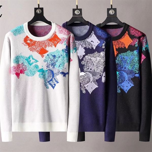 men's sweater, designer men's clothing, high-quality sweaters, all cotton thermal insulation, men's and women's pullover, White;black
men's sweater, designer men's clothing, high-quality sweaters, all cotton thermal insulation, men's and women's pullover, White;black