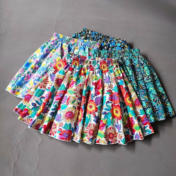 skirts spring summer big kids girls cotton print flower pleated skirts baby girls elastic high waist mini skirt clothes for girls 3-16 23040, Blue
skirts spring summer big kids girls cotton print flower pleated skirts baby girls elastic high waist mini skirt clothes for girls 3-16 23040, Blue