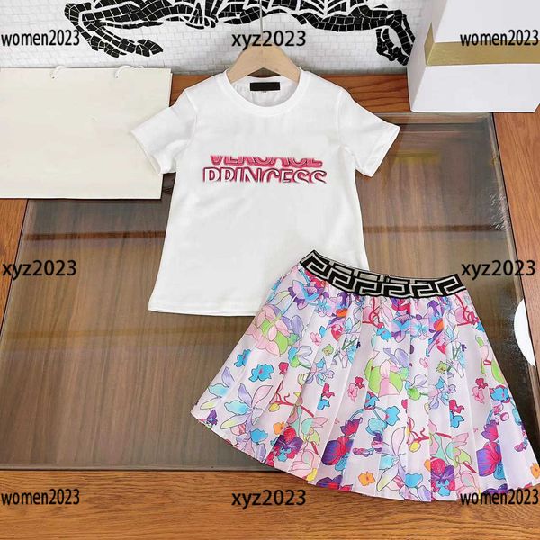 baby clothes kids designer summer suit girls dress new product 2pcs figure printed t-shirt and floral pleated skirt ing, White
baby clothes kids designer summer suit girls dress new product 2pcs figure printed t-shirt and floral pleated skirt ing, White