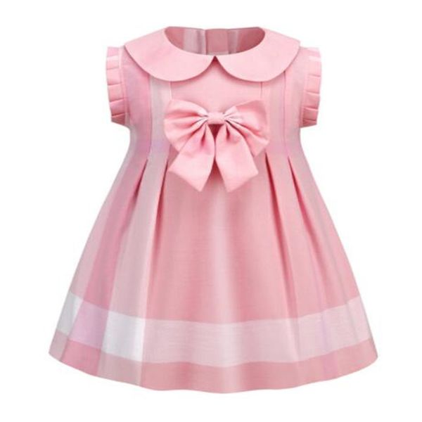 summer girls baby dress turn-down collar short sleeve bow skirt cotton kids girl dresses children casual clothing, Red;yellow
summer girls baby dress turn-down collar short sleeve bow skirt cotton kids girl dresses children casual clothing, Red;yellow