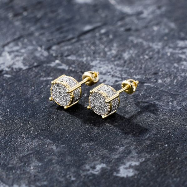 s925 silver stud earrings for men women hip=hop full zircon round earrings jewelry in bulk, Golden;silver
s925 silver stud earrings for men women hip=hop full zircon round earrings jewelry in bulk, Golden;silver